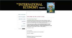Desktop Screenshot of international-economy.com