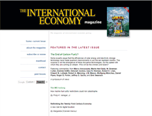 Tablet Screenshot of international-economy.com